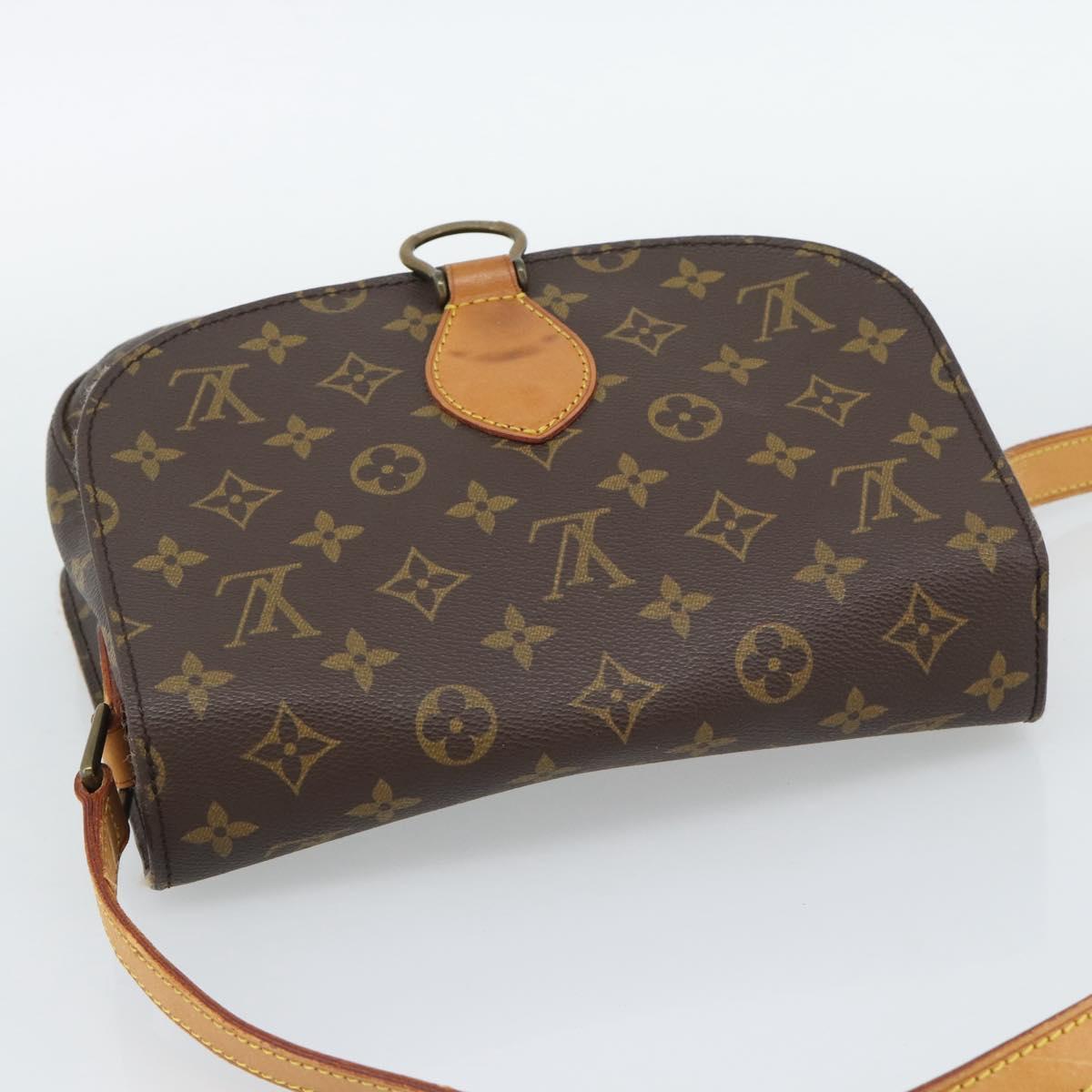 LOUIS VUITTON Monogram Saint Cloud GM Shoulder Bag M51242 LV Auth 191638