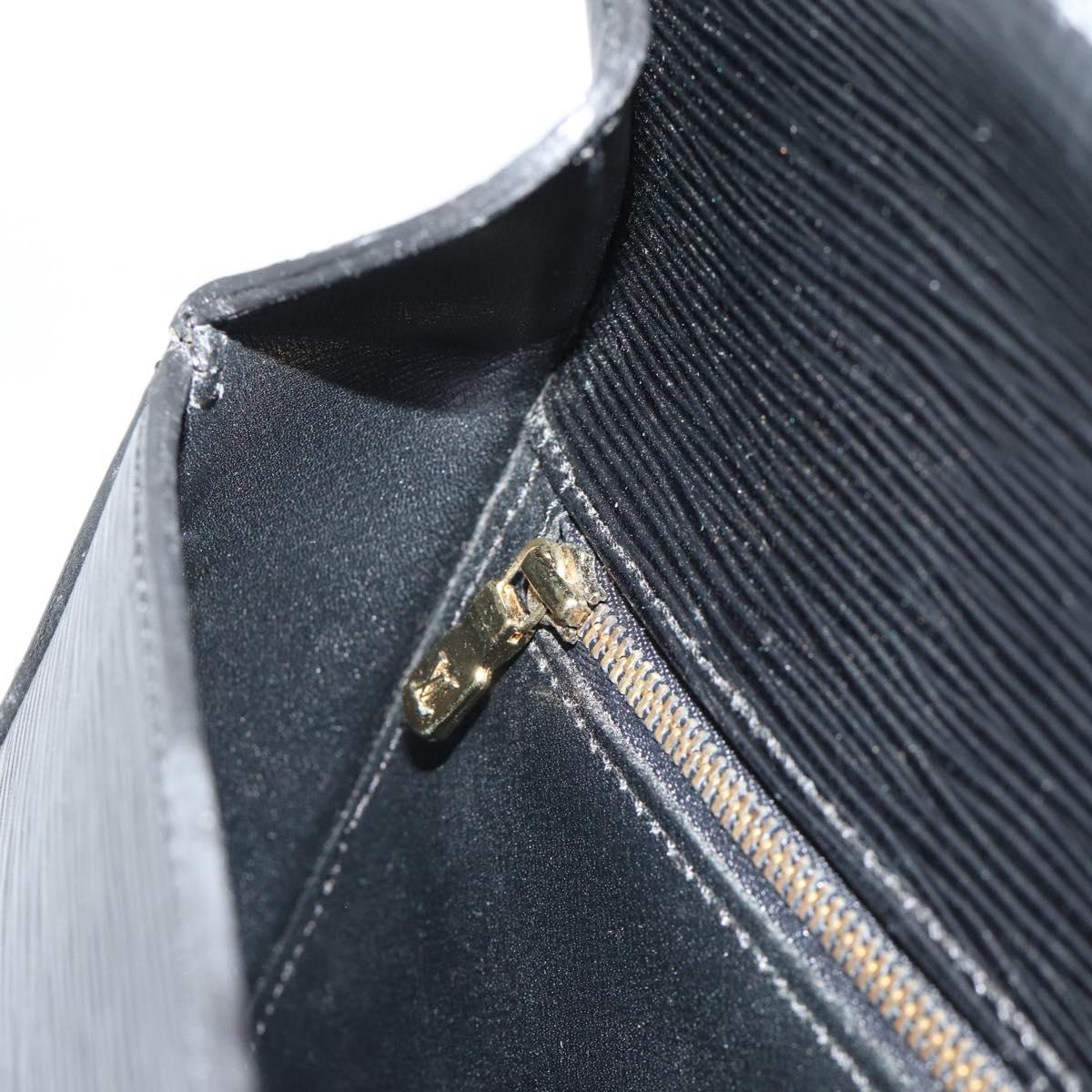 LOUIS VUITTON Epi Saint Cloud GM Shoulder Bag Black M52192 LV Auth 191640