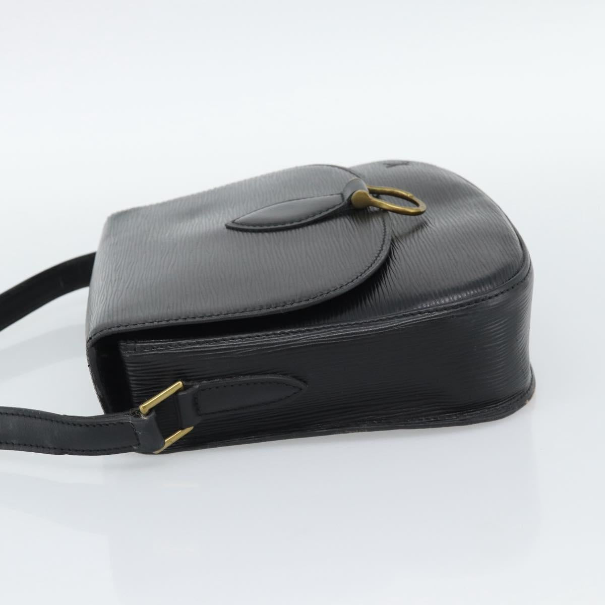 LOUIS VUITTON Epi Saint Cloud GM Shoulder Bag Black M52192 LV Auth 191640