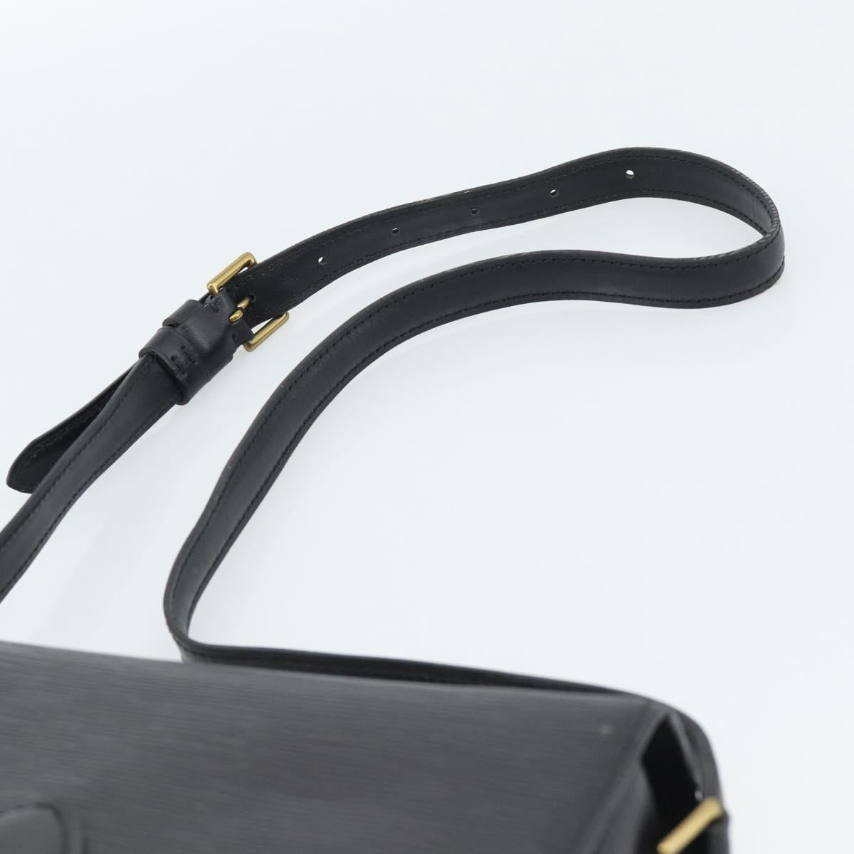 LOUIS VUITTON Epi Saint Cloud GM Shoulder Bag Black M52192 LV Auth 191640