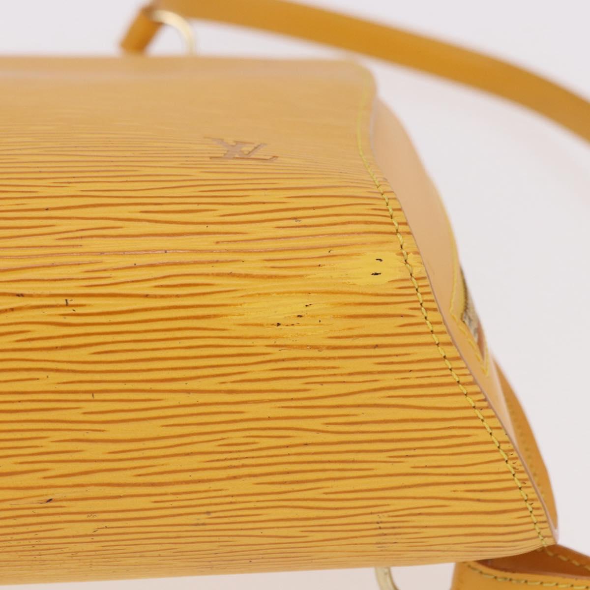 LOUIS VUITTON Epi Mabillon Backpack Yellow M52239 LV Auth 191641