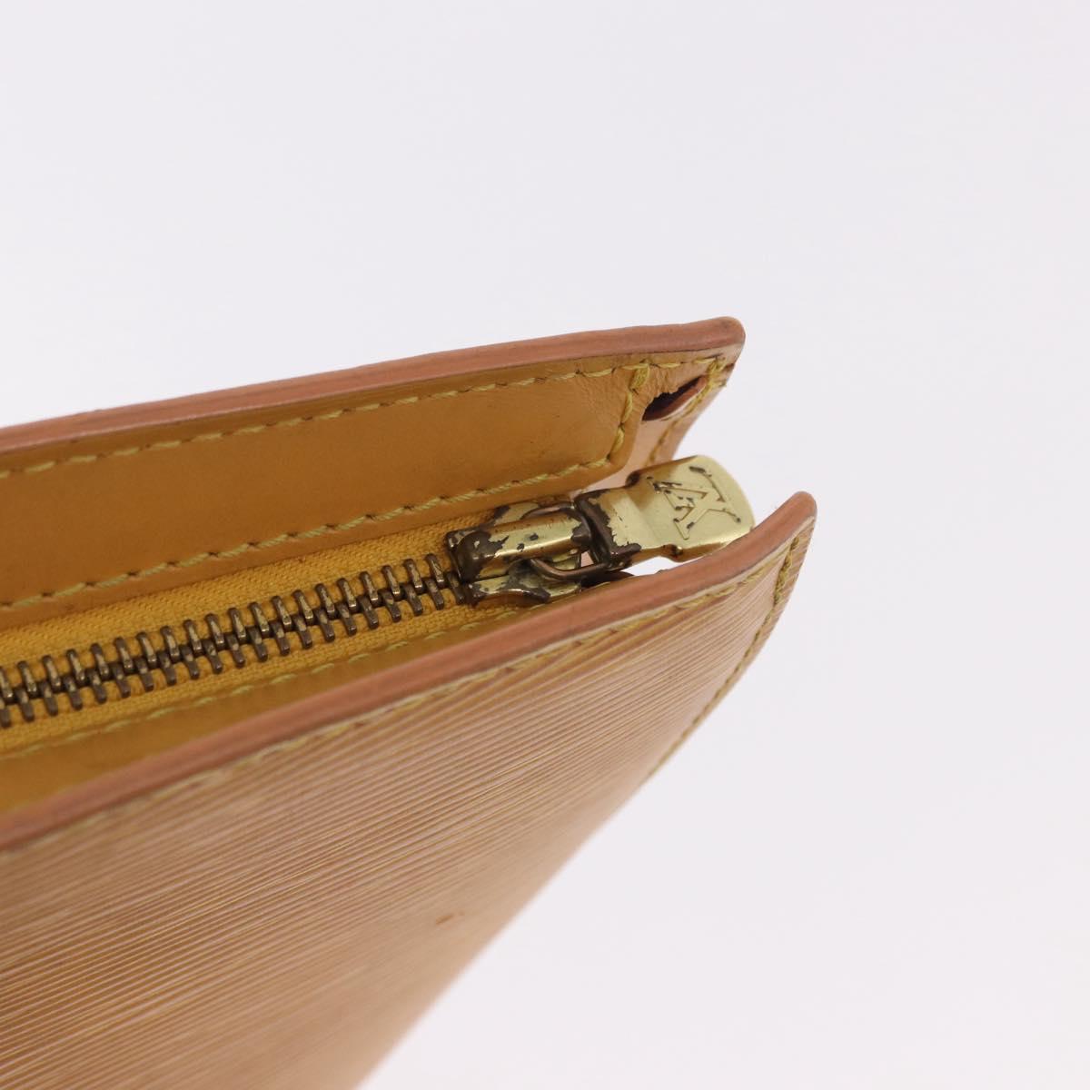 LOUIS VUITTON Epi Saint Jacques Hand Bag Yellow M52279 LV Auth 191642