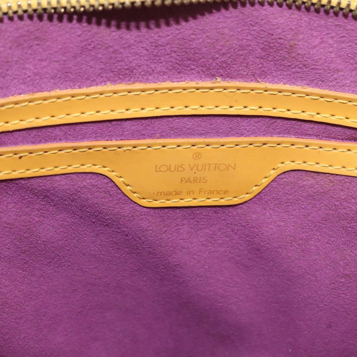 LOUIS VUITTON Epi Saint Jacques Hand Bag Yellow M52279 LV Auth 191642