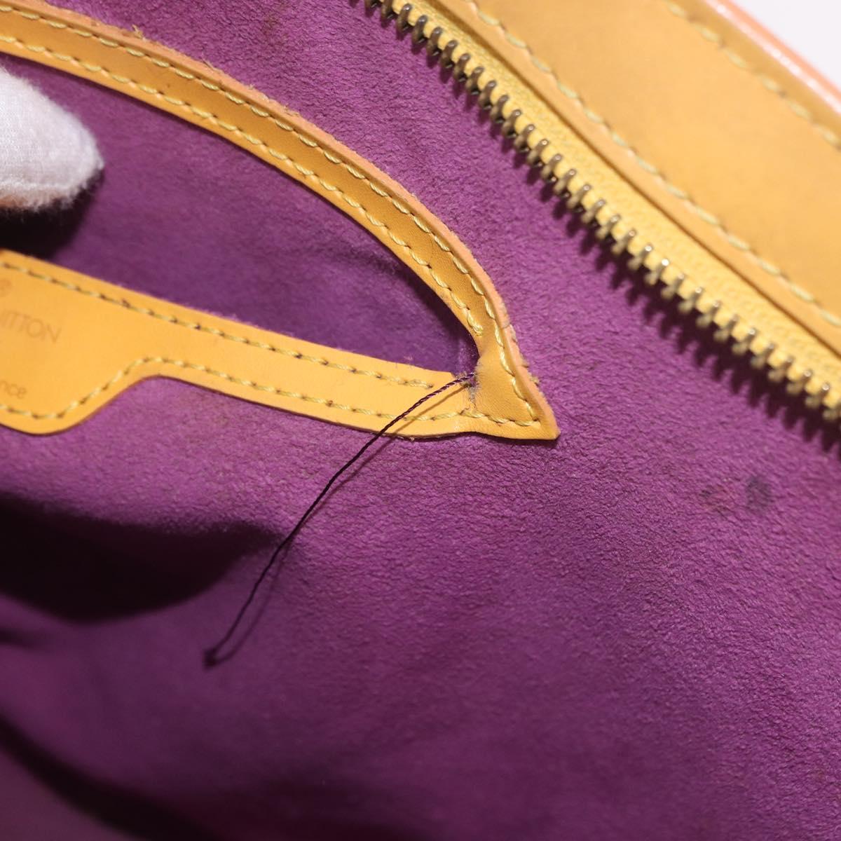 LOUIS VUITTON Epi Saint Jacques Hand Bag Yellow M52279 LV Auth 191642