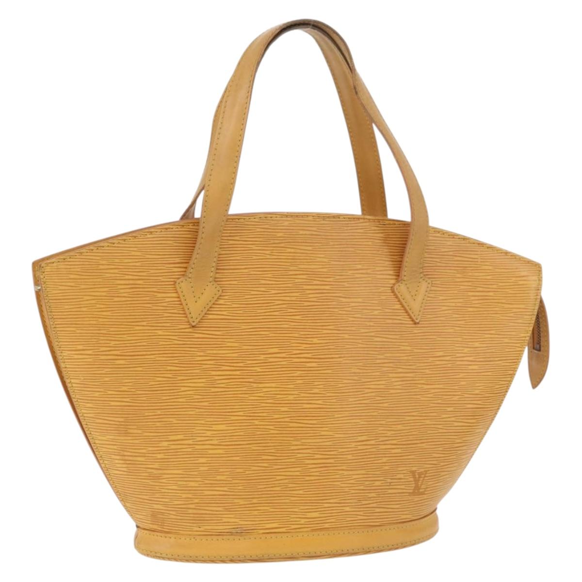 LOUIS VUITTON Epi Saint Jacques Hand Bag Yellow M52279 LV Auth 191642