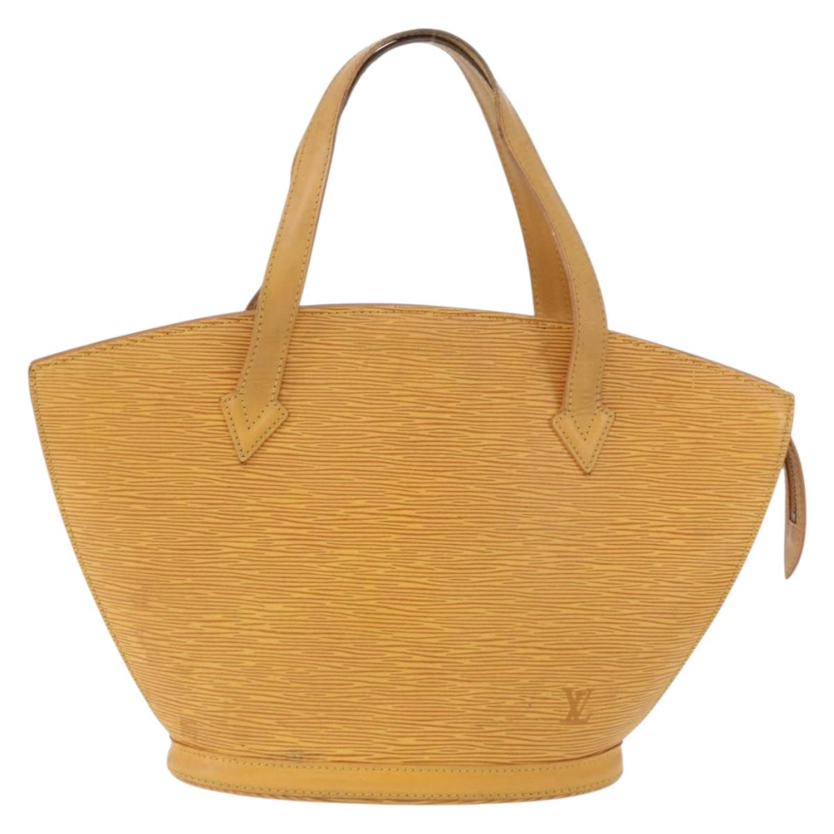 LOUIS VUITTON Epi Saint Jacques Hand Bag Yellow M52279 LV Auth 191642