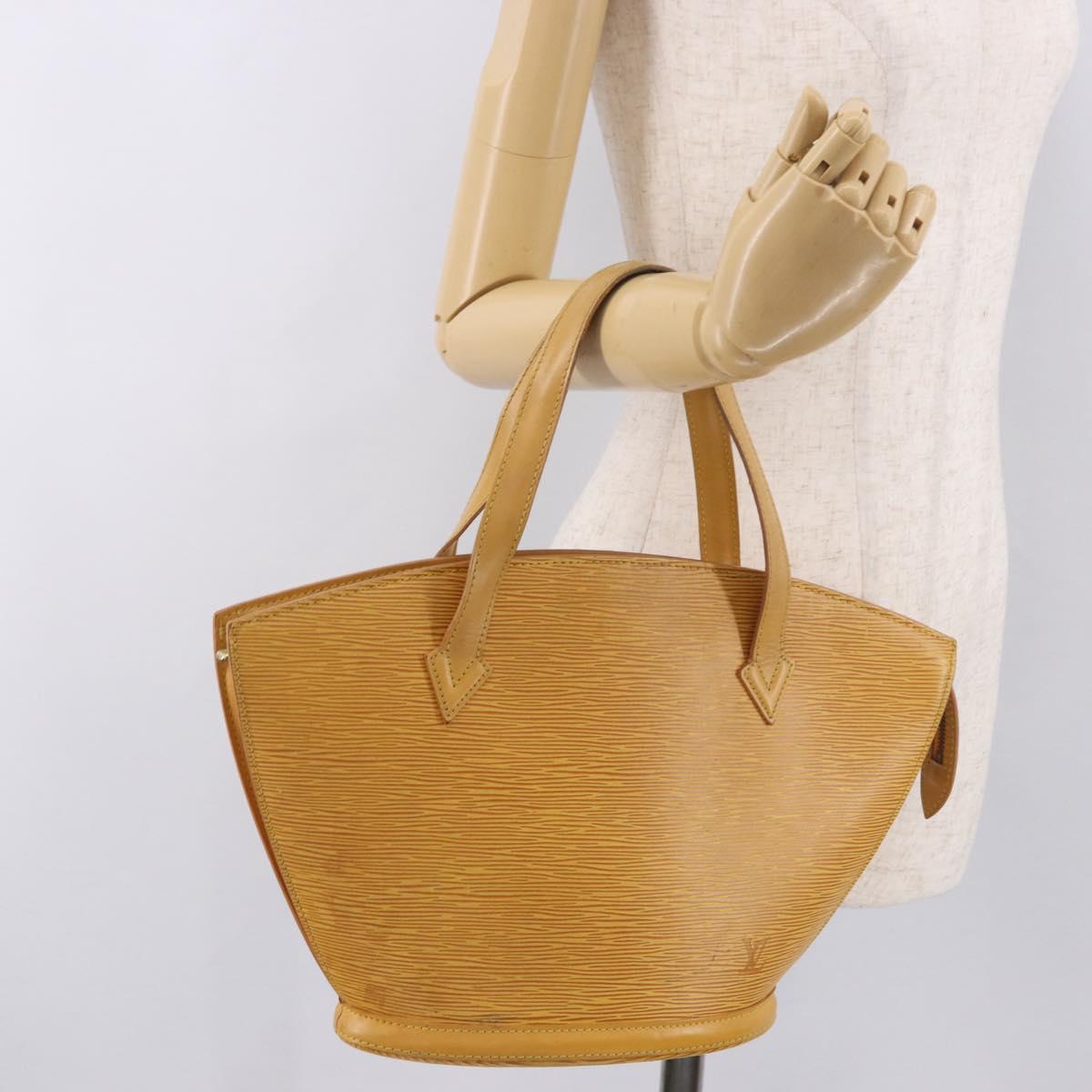 LOUIS VUITTON Epi Saint Jacques Hand Bag Yellow M52279 LV Auth 191642