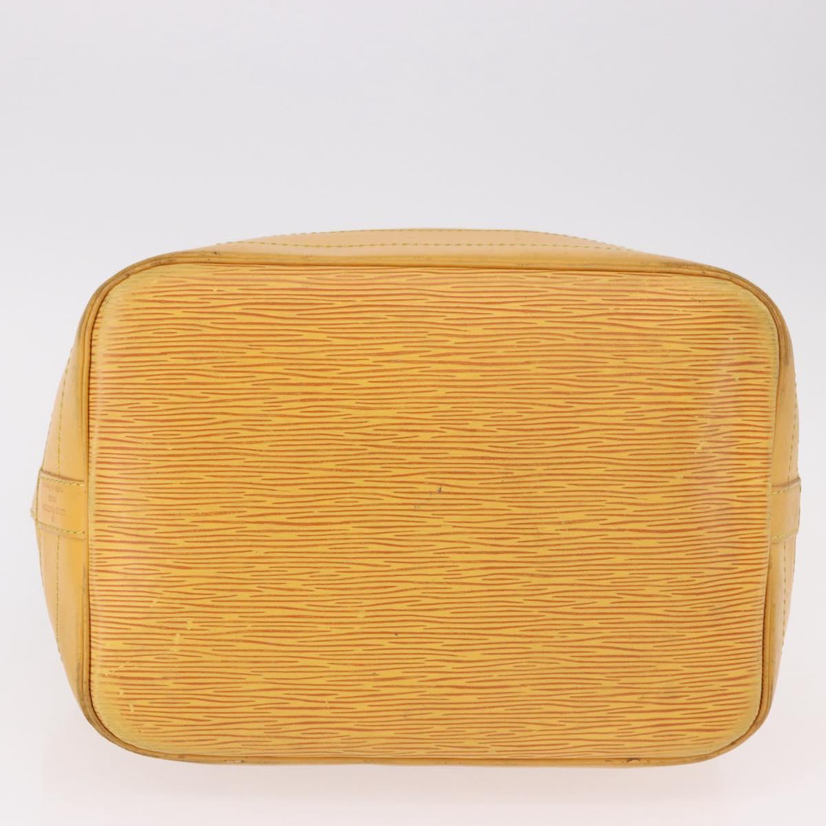LOUIS VUITTON Epi Petit Noe Shoulder Bag Tassili Yellow M44109 LV Auth 191643
