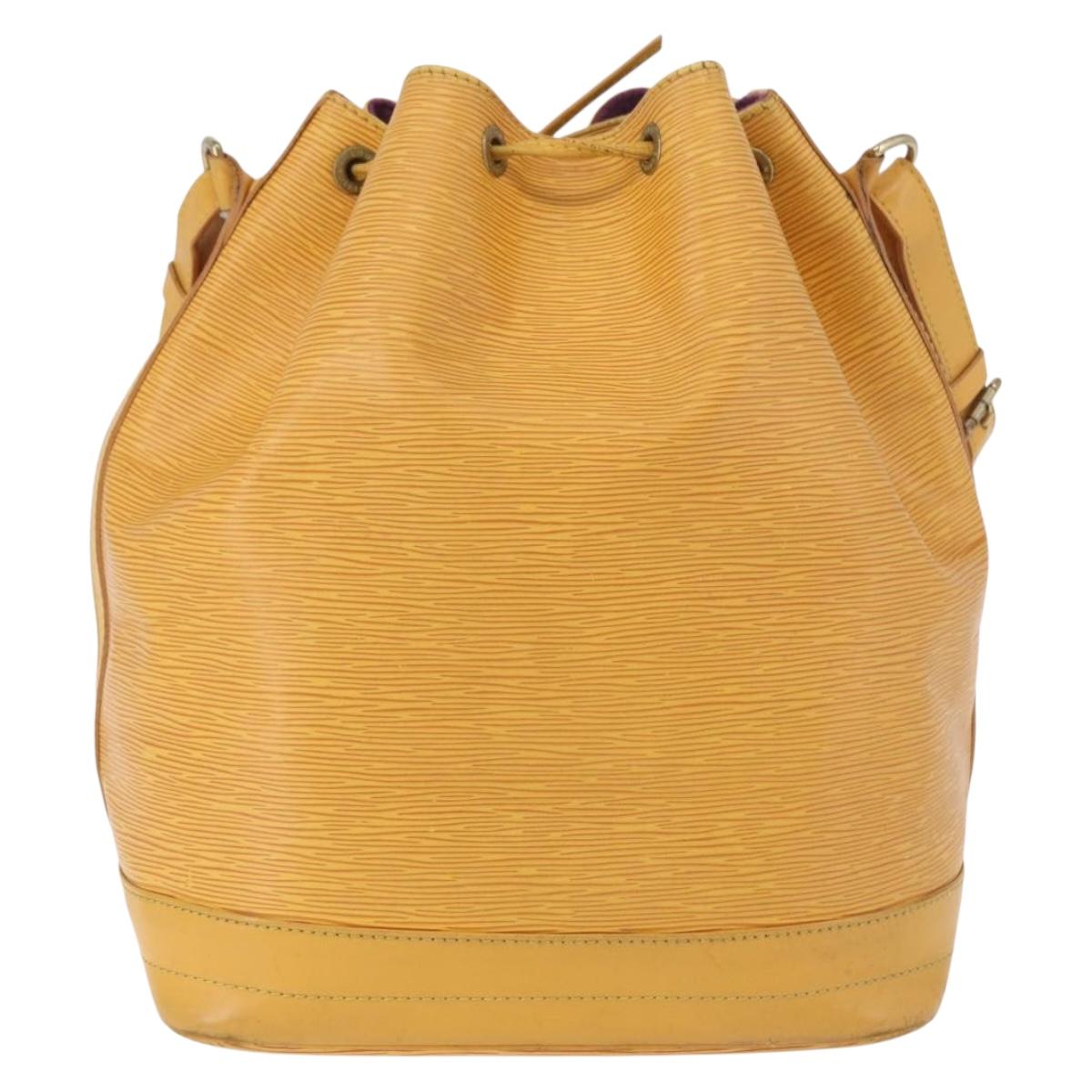 LOUIS VUITTON Epi Petit Noe Shoulder Bag Tassili Yellow M44109 LV Auth 191643