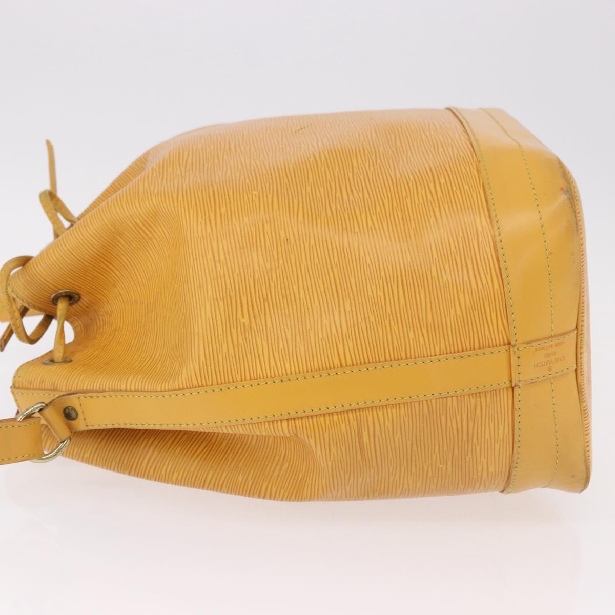 LOUIS VUITTON Epi Petit Noe Shoulder Bag Tassili Yellow M44109 LV Auth 191643