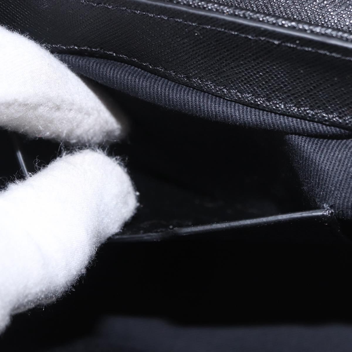 Vivienne Westwood Shoulder Bag Leather Black Silver Auth 191650V
