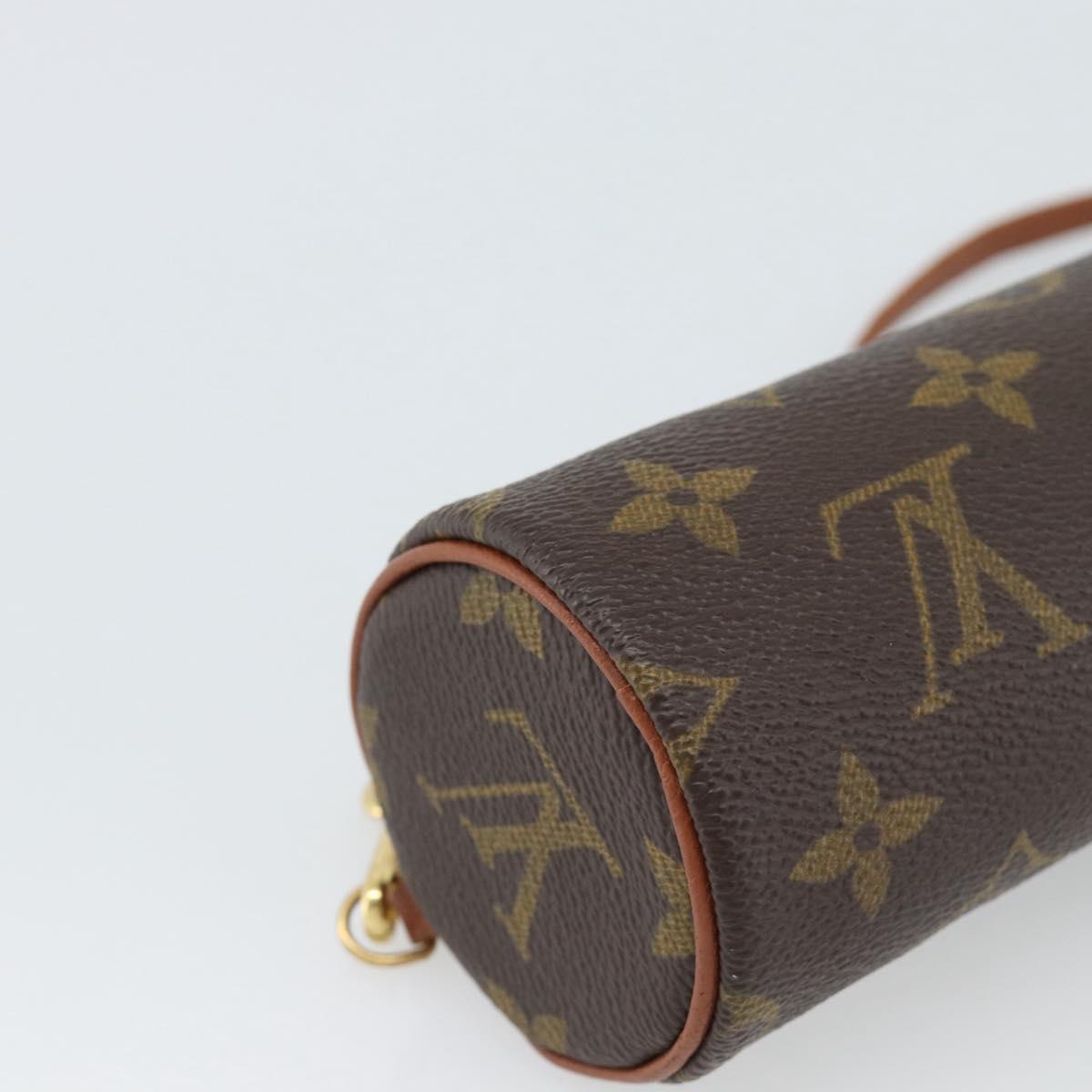 LOUIS VUITTON Monogram Papillon Pouch LV Auth 191669