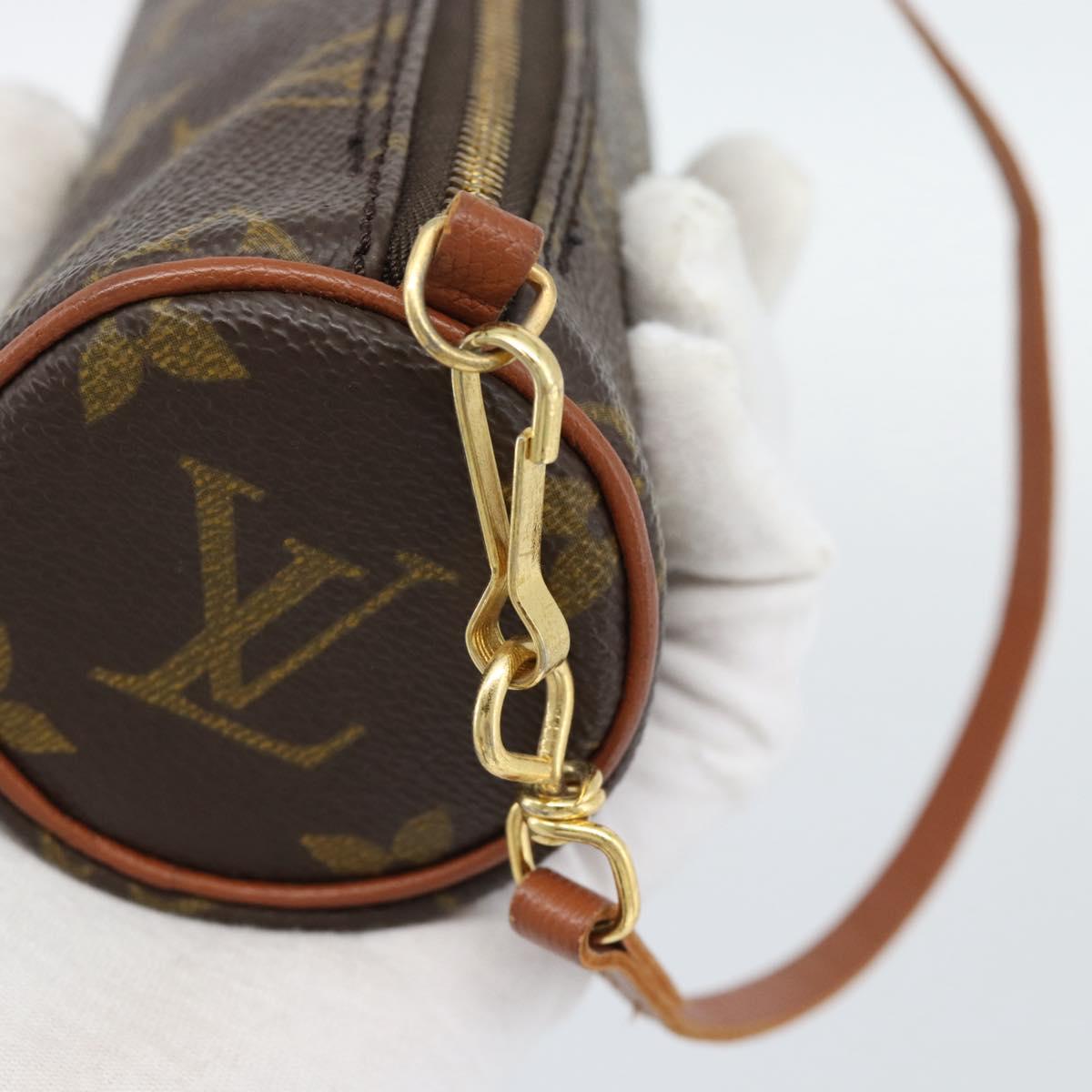 LOUIS VUITTON Monogram Papillon Pouch LV Auth 191669
