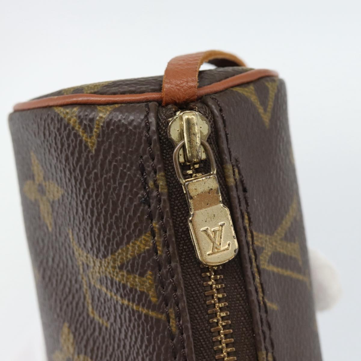 LOUIS VUITTON Monogram Papillon Pouch LV Auth 191669