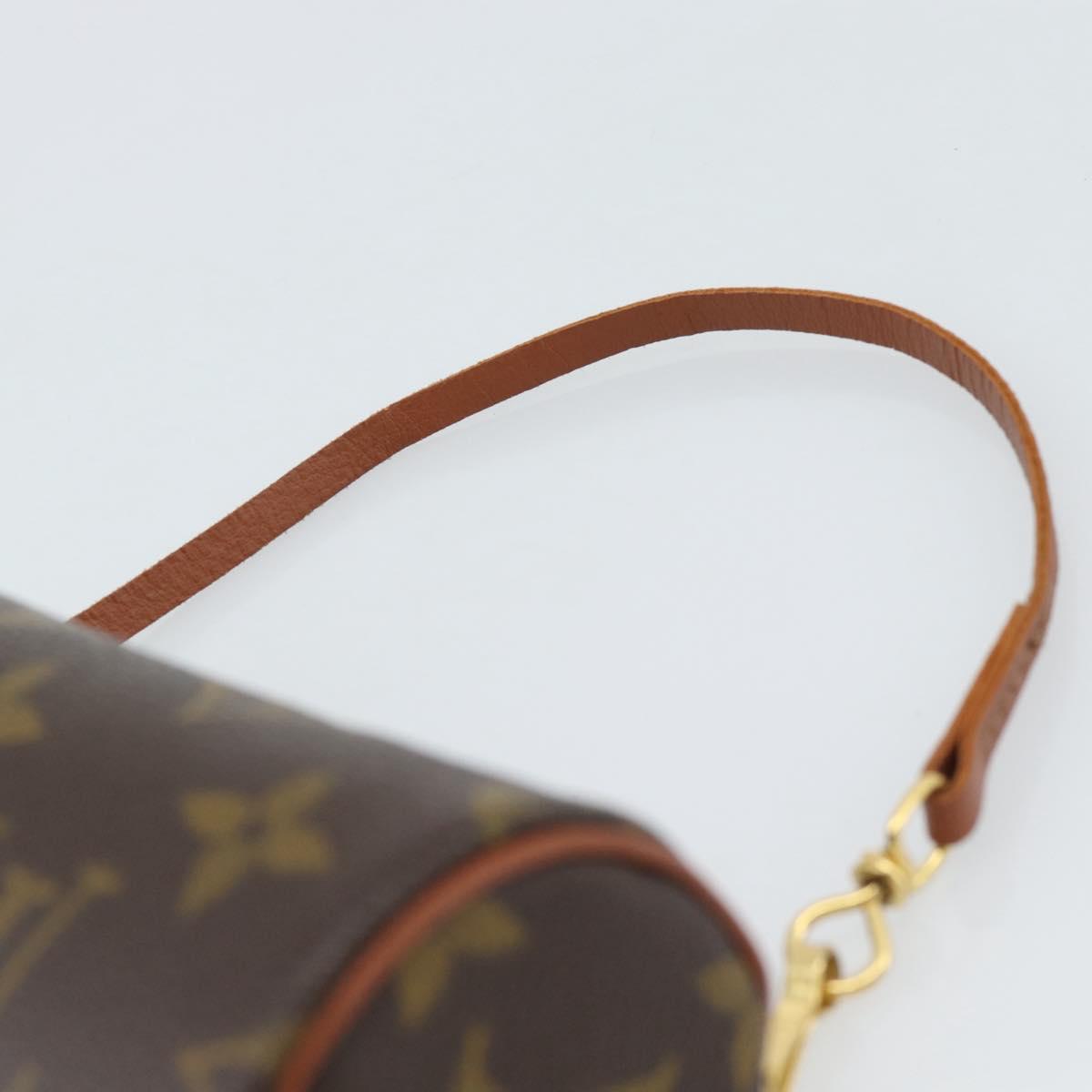 LOUIS VUITTON Monogram Papillon Pouch LV Auth 191669