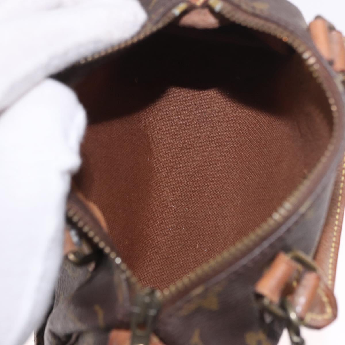 LOUIS VUITTON Monogram Mini Speedy Hand Bag M41534 LV Auth 191670