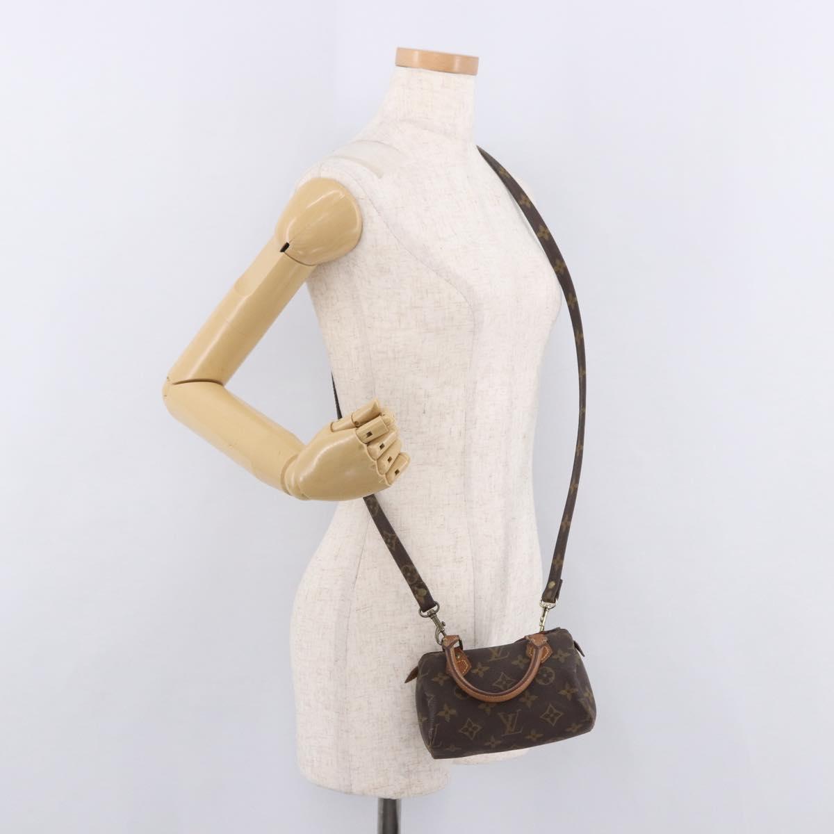 LOUIS VUITTON Monogram Mini Speedy Hand Bag M41534 LV Auth 191670