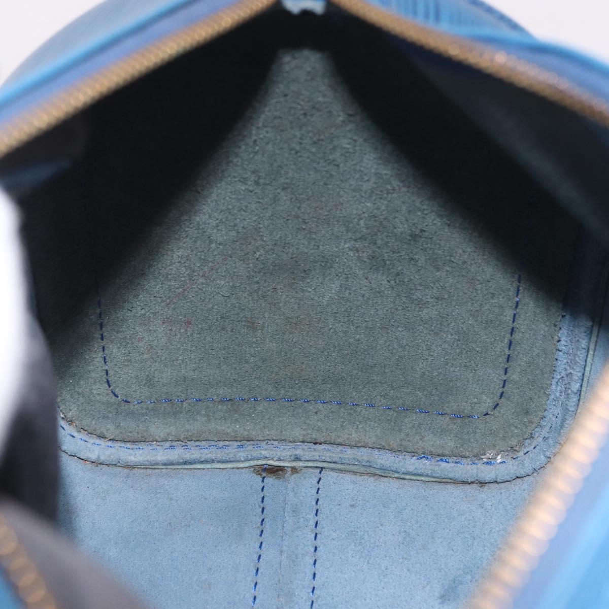 LOUIS VUITTON Epi Speedy 25 Hand Bag Toledo Blue M43015 LV Auth 191673