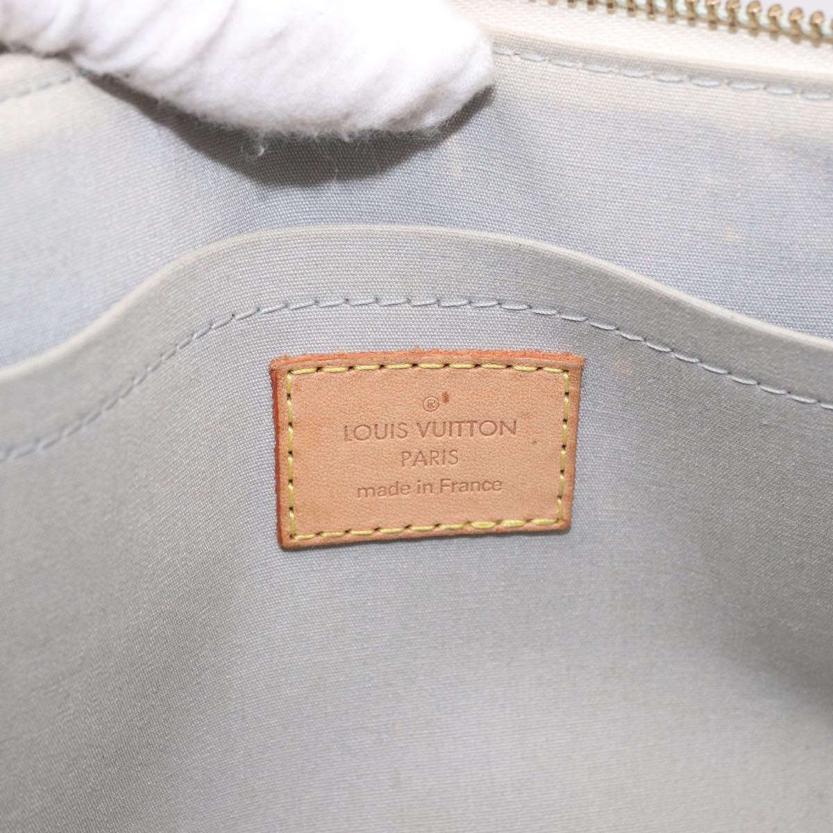 LOUIS VUITTON Monogram Vernis Hand Bag Perle M93508 LV Auth 191674