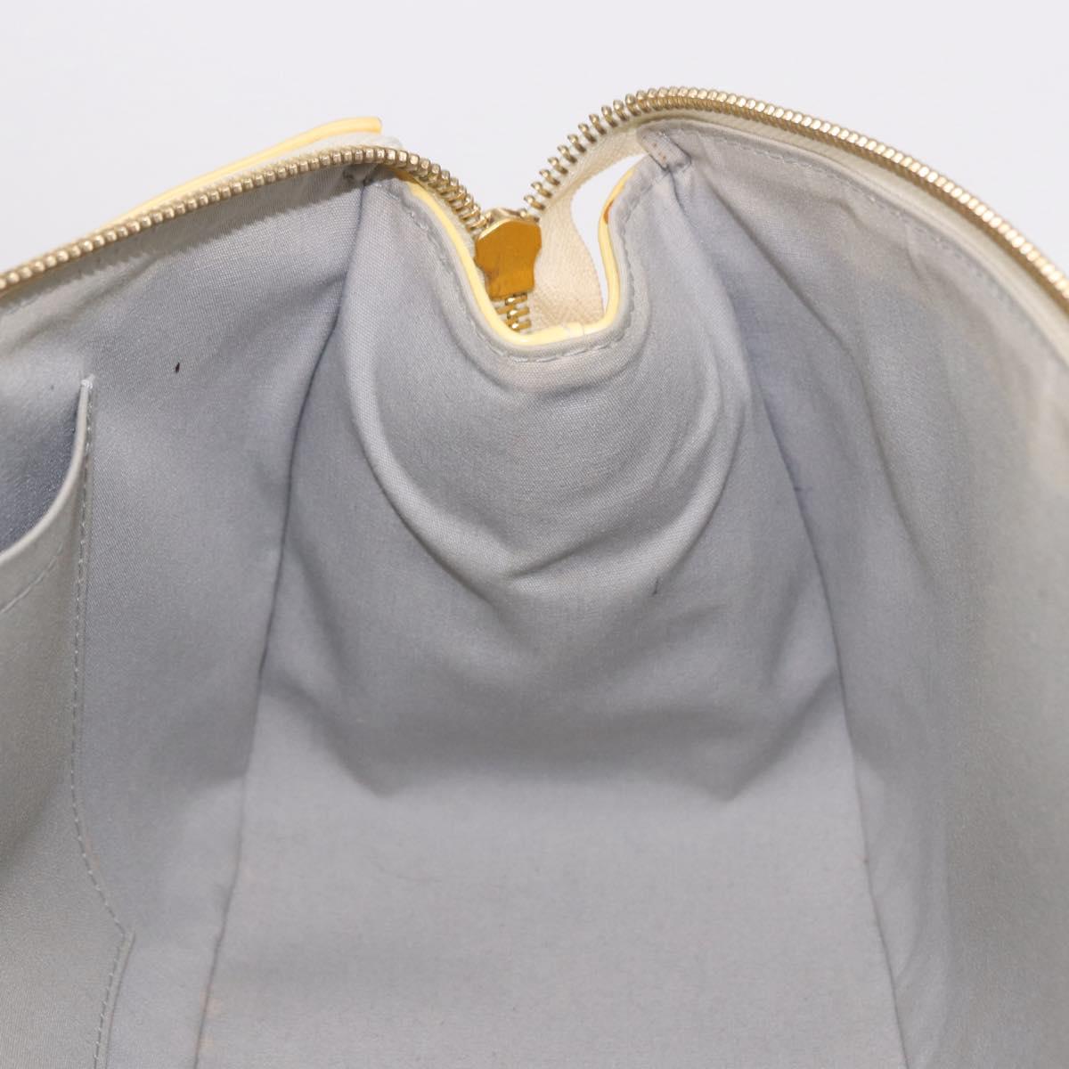 LOUIS VUITTON Monogram Vernis Hand Bag Perle M93508 LV Auth 191674