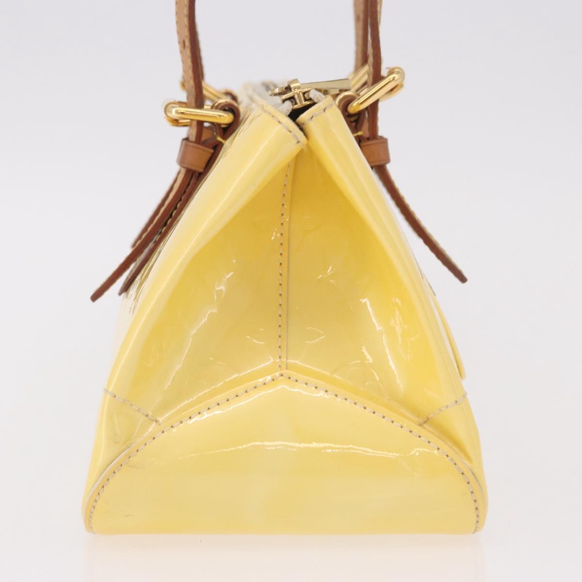 LOUIS VUITTON Monogram Vernis Hand Bag Perle M93508 LV Auth 191674