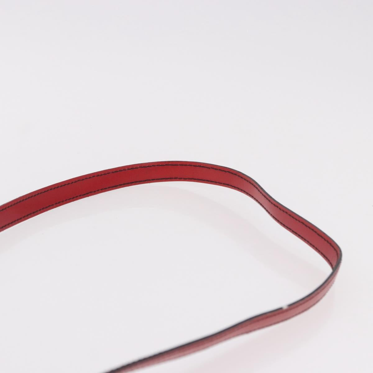 LOUIS VUITTON Epi Danube Shoulder Bag Red M45637 LV Auth 191681