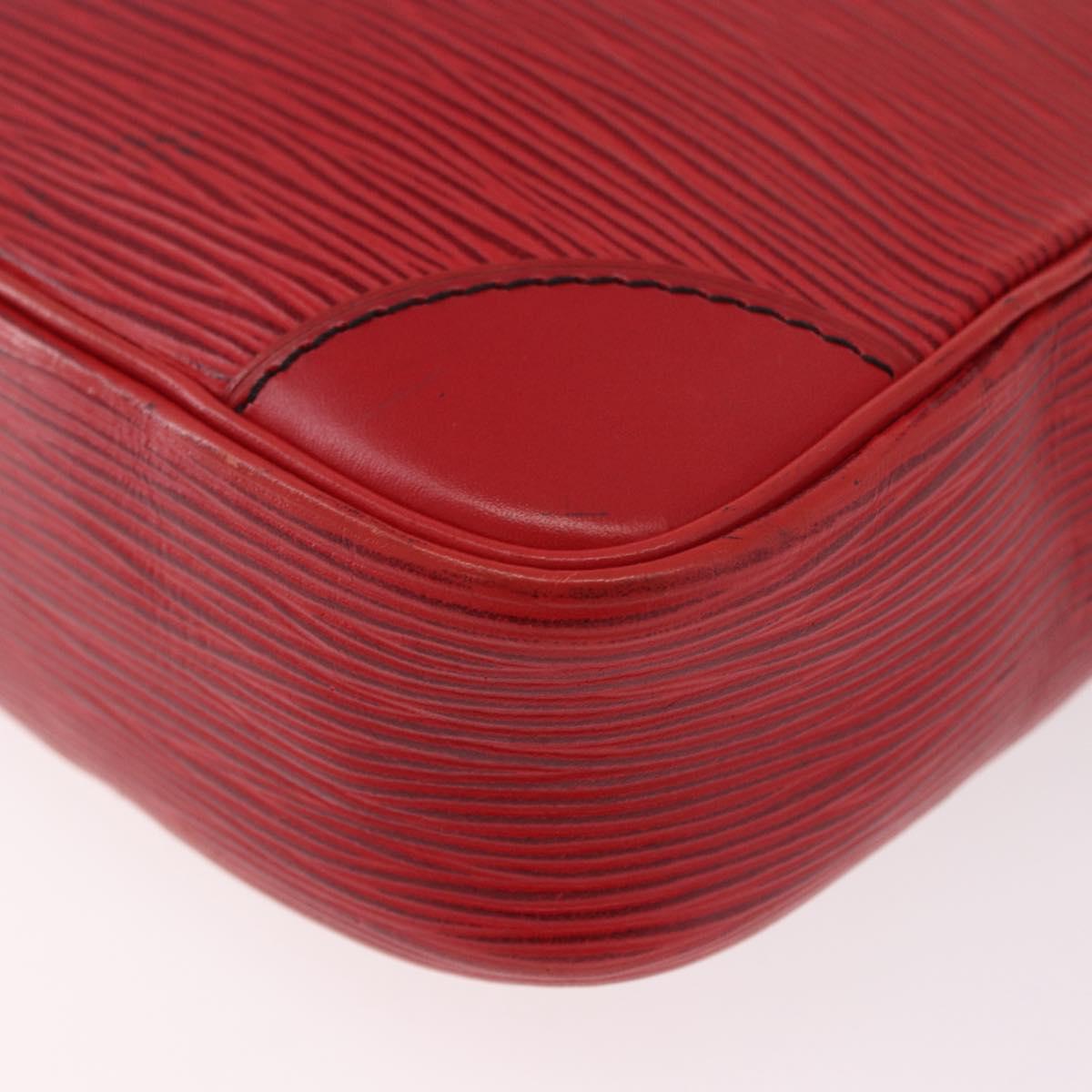 LOUIS VUITTON Epi Danube Shoulder Bag Red M45637 LV Auth 191681