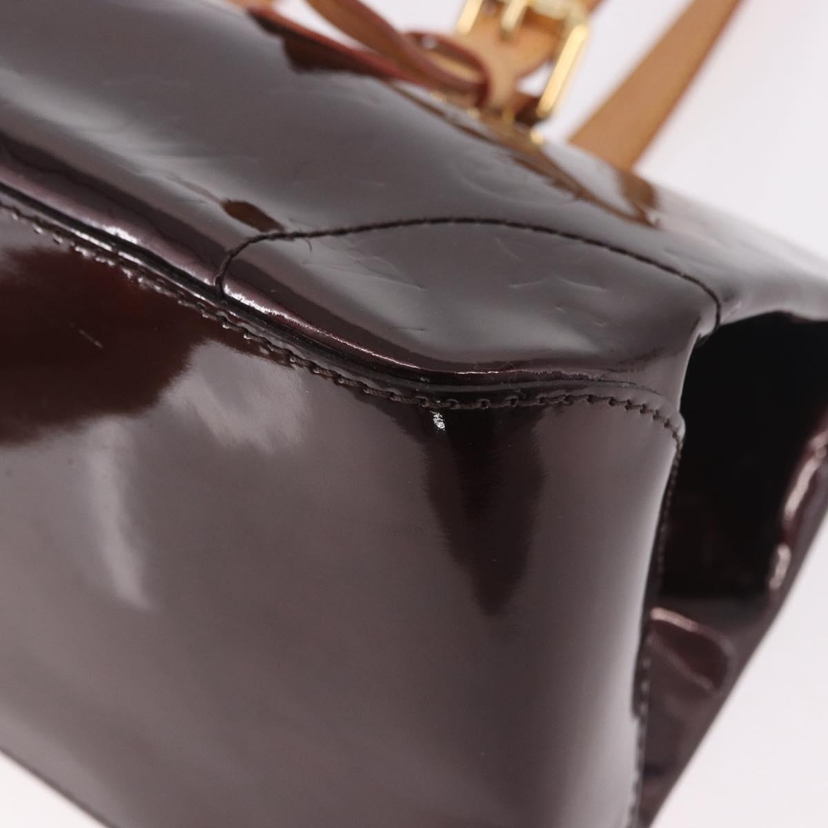 LOUIS VUITTON Monogram Vernis Rosewood Avenue Amarante M93510 LV Auth 191684A