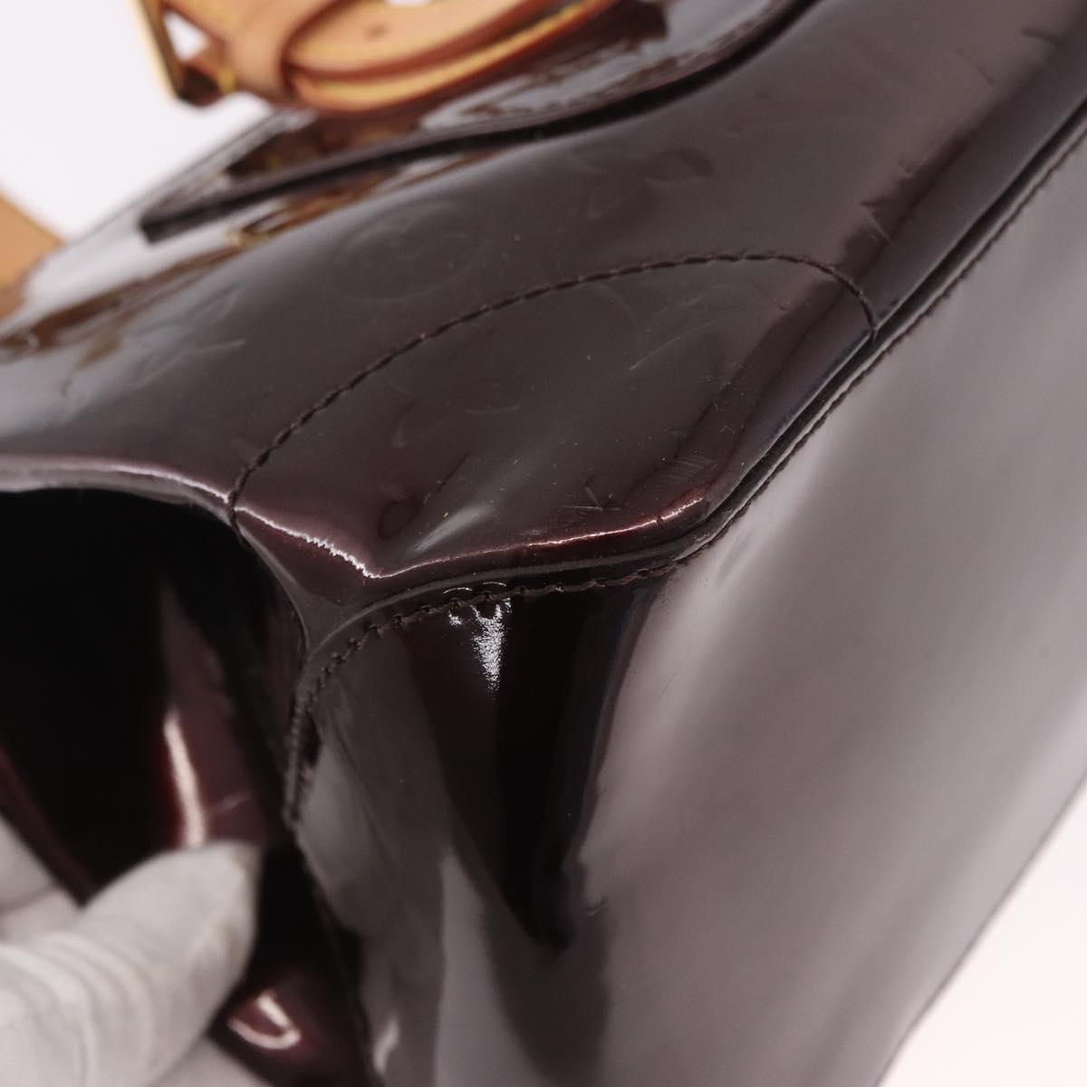 LOUIS VUITTON Monogram Vernis Rosewood Avenue Amarante M93510 LV Auth 191684A
