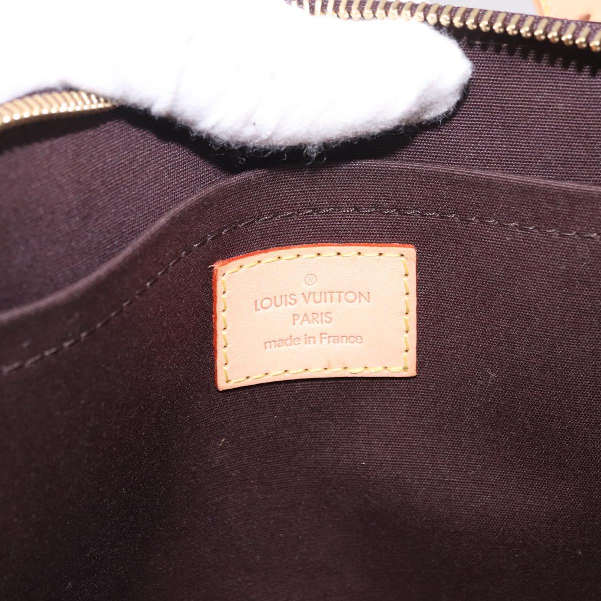 LOUIS VUITTON Monogram Vernis Rosewood Avenue Amarante M93510 LV Auth 191684A
