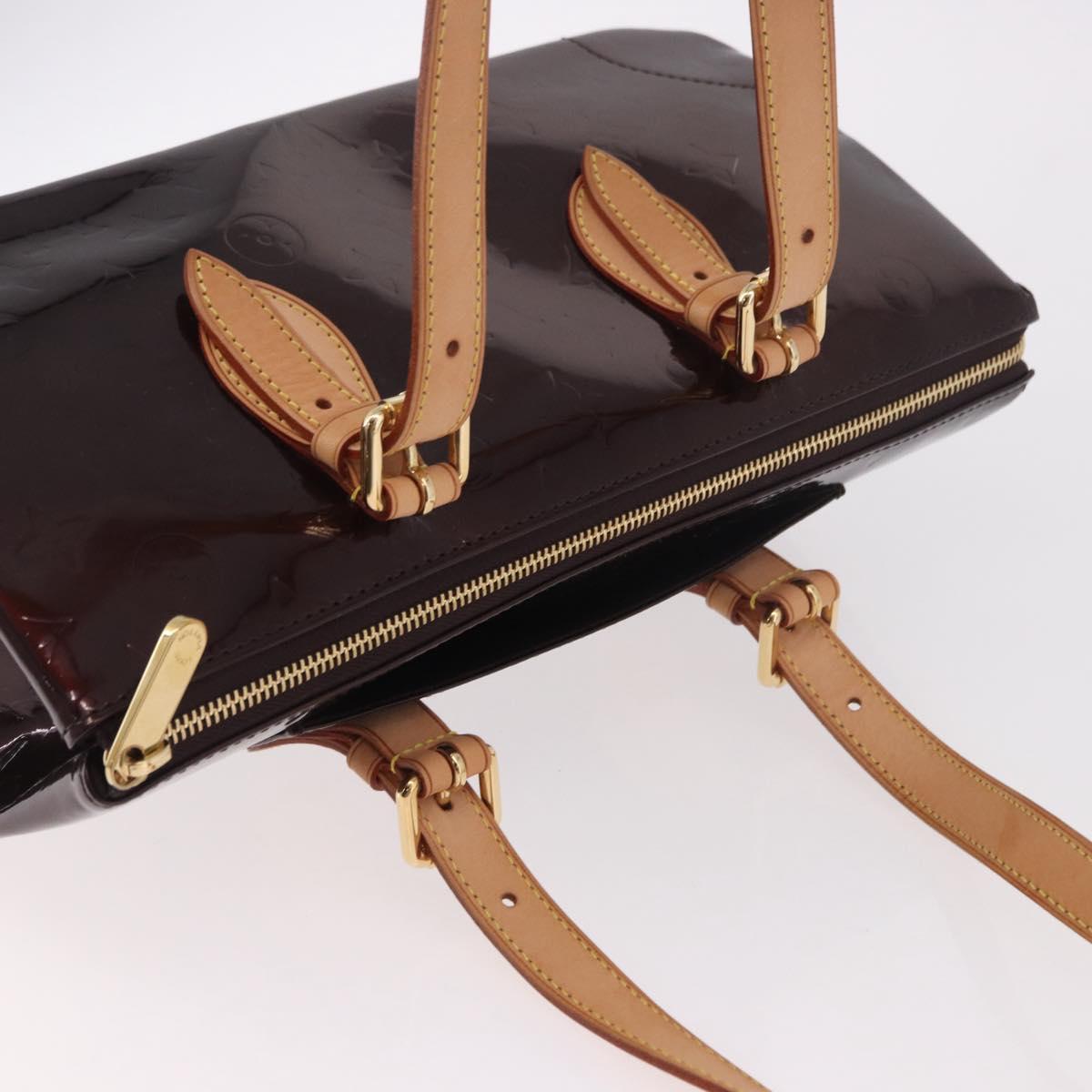 LOUIS VUITTON Monogram Vernis Rosewood Avenue Amarante M93510 LV Auth 191684A