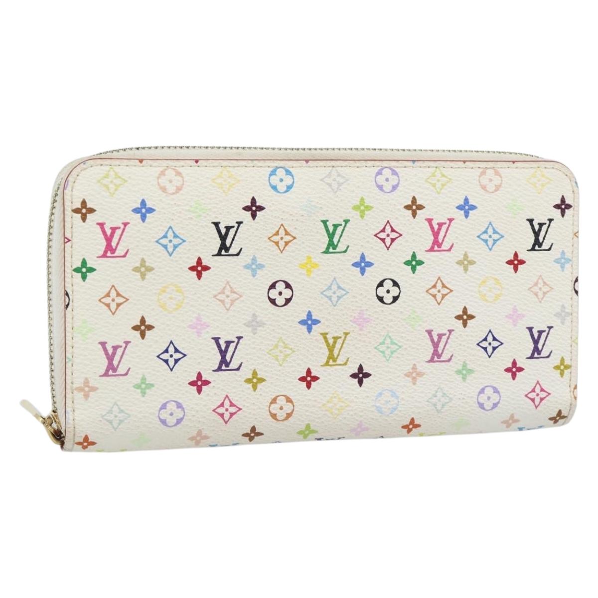 LOUIS VUITTON Monogram Multicolor Zippy Wallet Multicolor M60241 LV Auth 191685