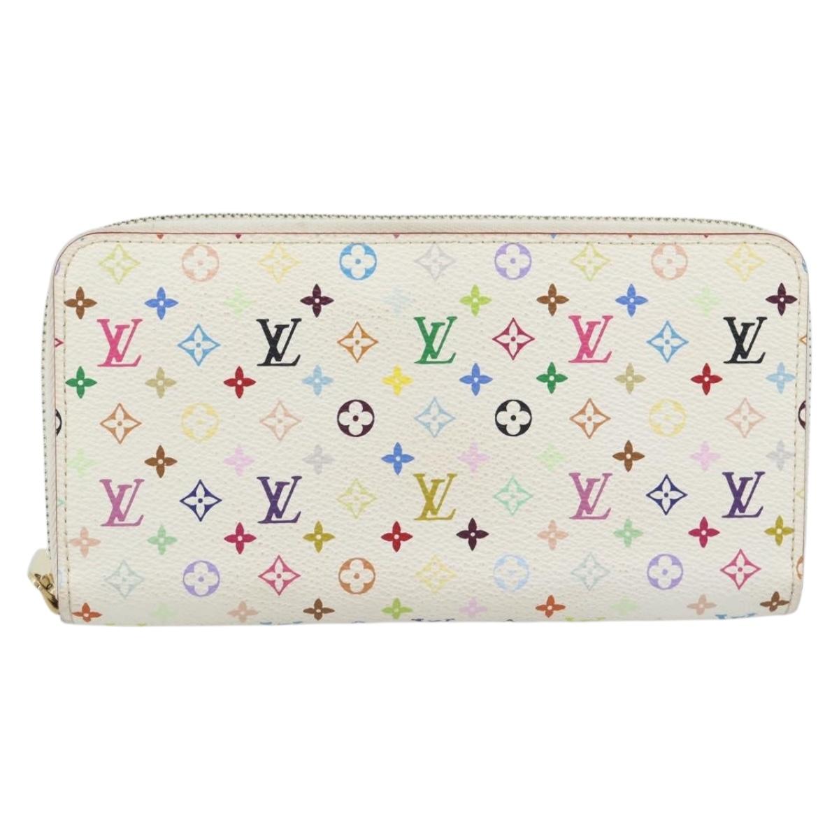 LOUIS VUITTON Monogram Multicolor Zippy Wallet Multicolor M60241 LV Auth 191685