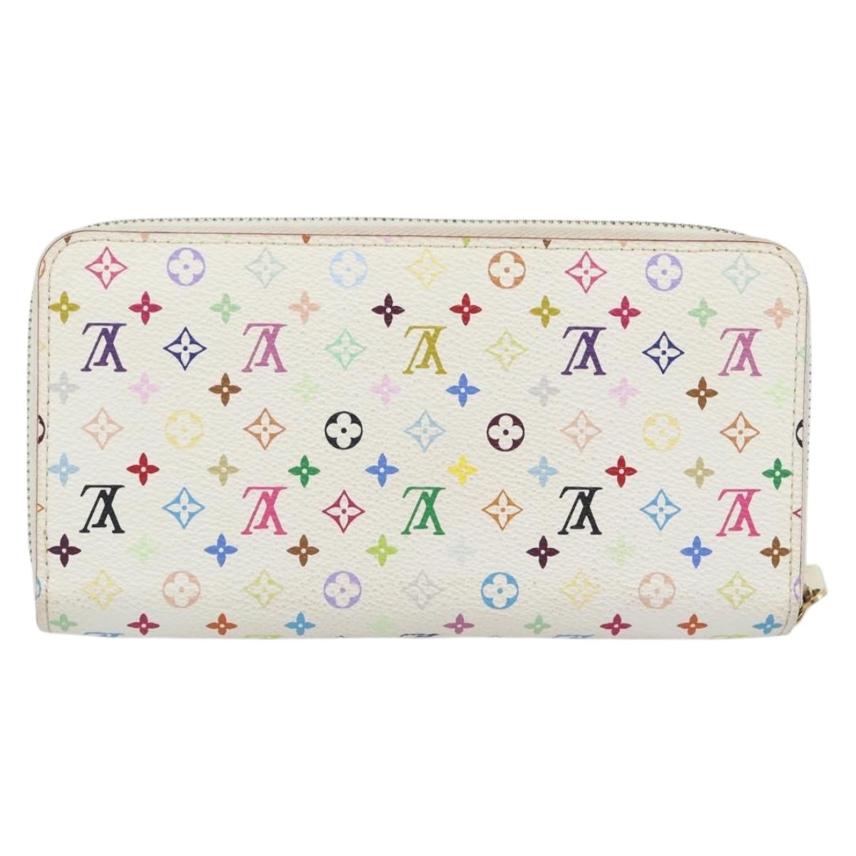 LOUIS VUITTON Monogram Multicolor Zippy Wallet Multicolor M60241 LV Auth 191685