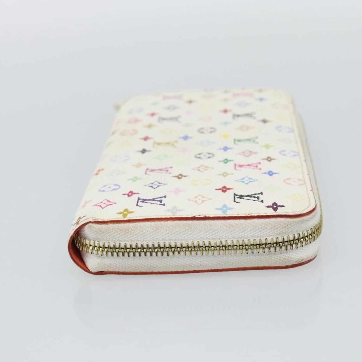 LOUIS VUITTON Monogram Multicolor Zippy Wallet Multicolor M60241 LV Auth 191685