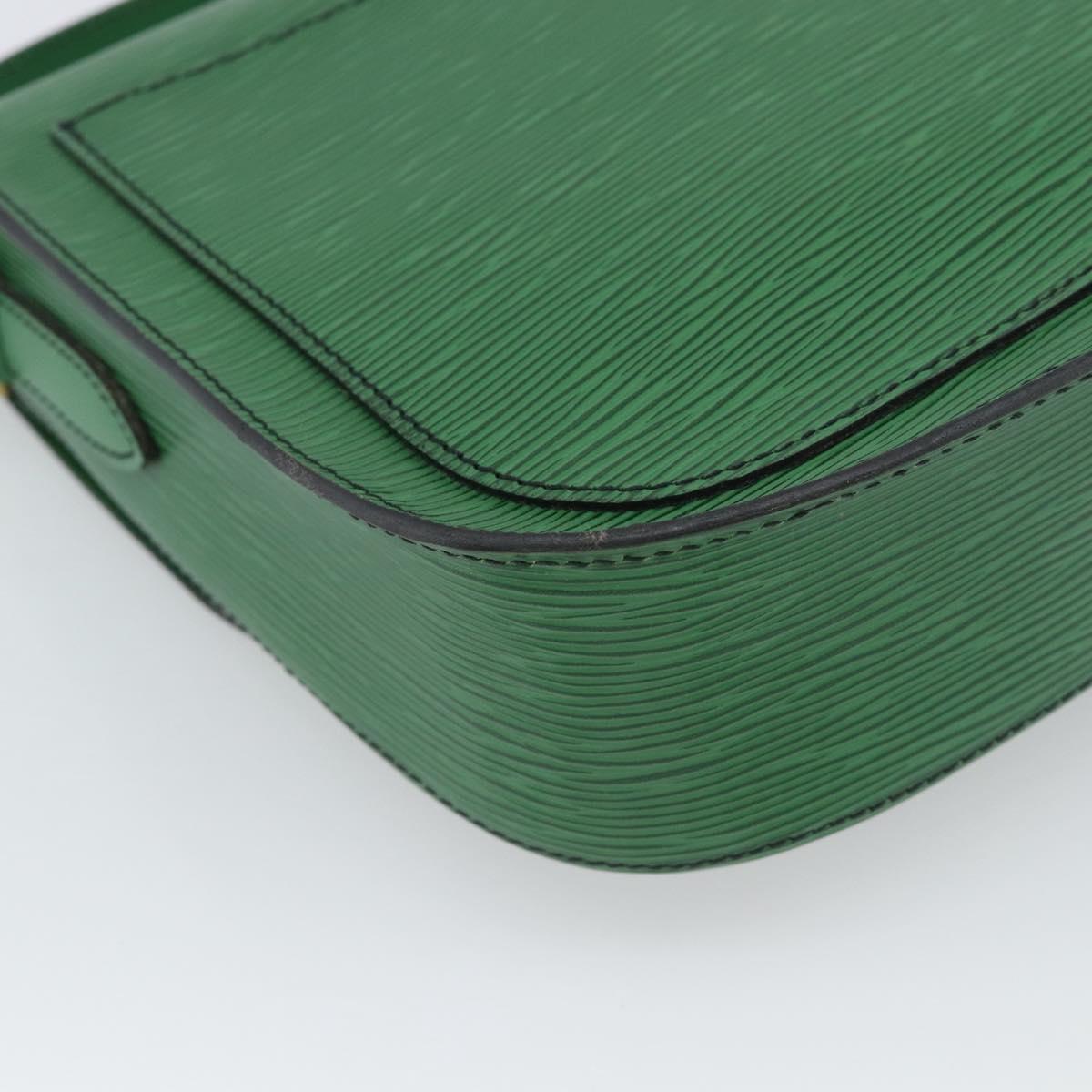 LOUIS VUITTON Epi Saint Cloud GM Shoulder Bag Green M52194 LV Auth 191689