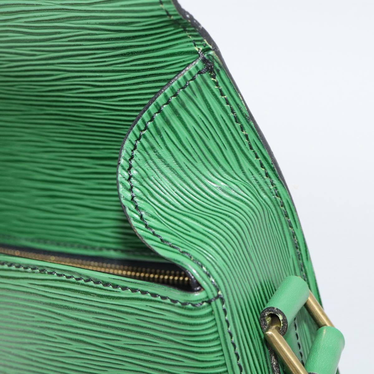LOUIS VUITTON Epi Saint Cloud GM Shoulder Bag Green M52194 LV Auth 191689