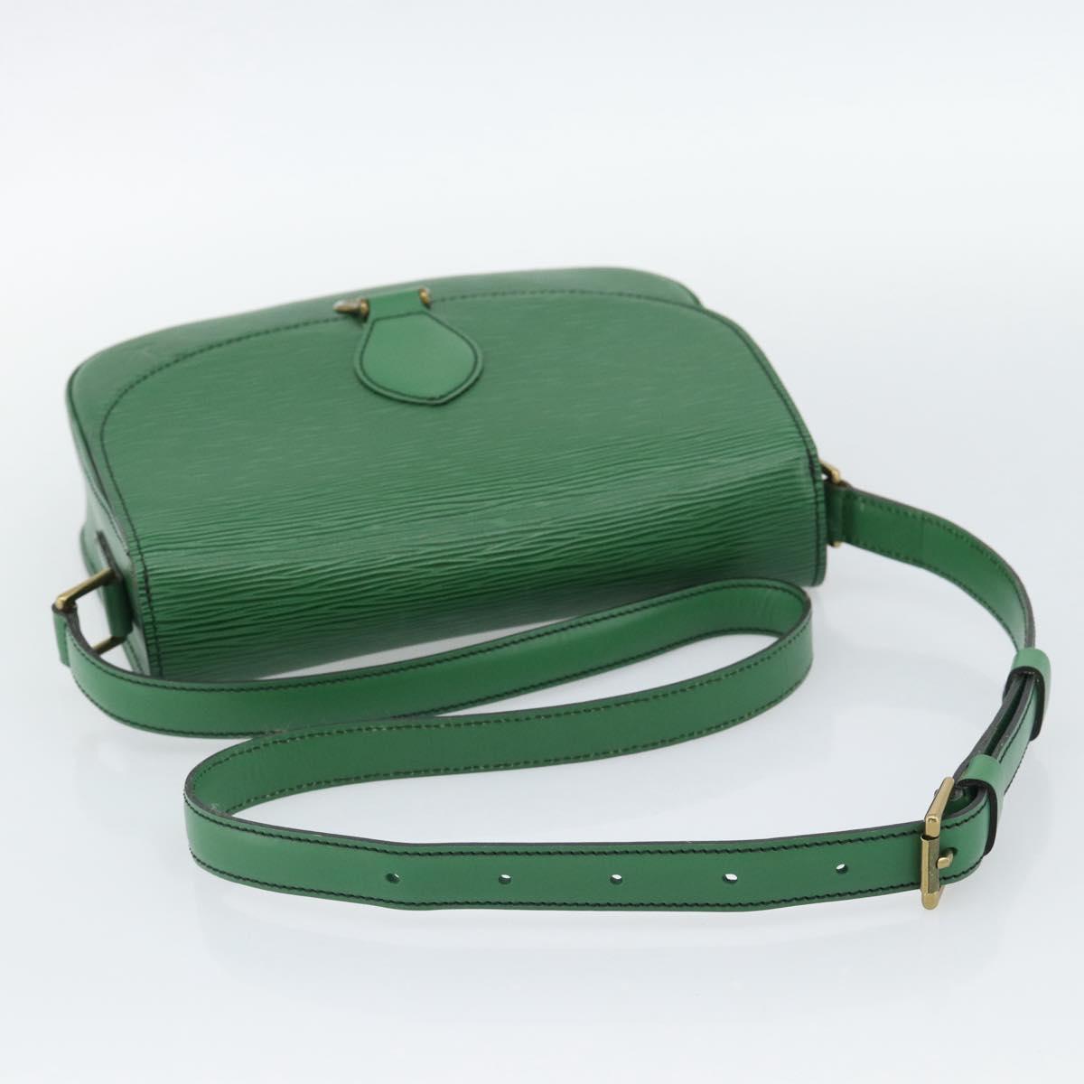 LOUIS VUITTON Epi Saint Cloud GM Shoulder Bag Green M52194 LV Auth 191689