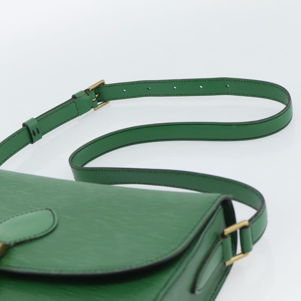 LOUIS VUITTON Epi Saint Cloud GM Shoulder Bag Green M52194 LV Auth 191689