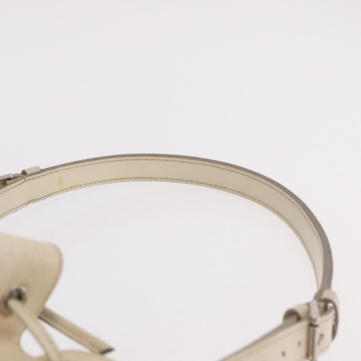 LOUIS VUITTON Epi Petit Noe Shoulder Bag White Yvoire M4084J LV Auth 191694