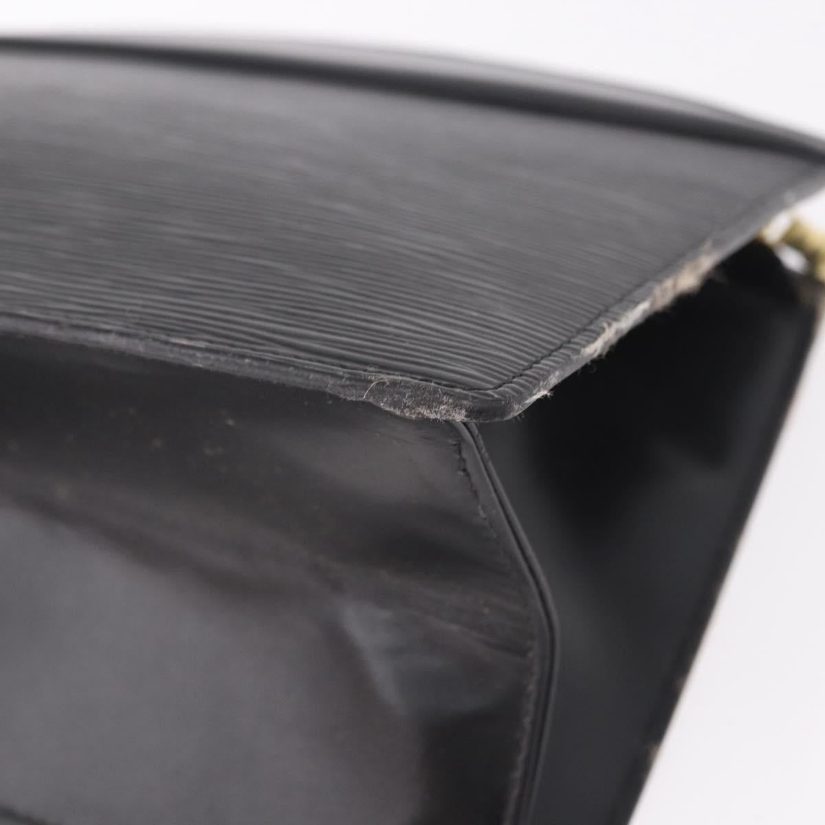 LOUIS VUITTON Epi Trousse Crete Pouch Black M48402 LV Auth 191699