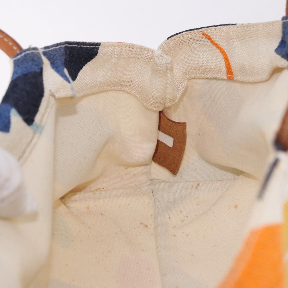 Miu Miu Hand Bag Canvas Multicolor Auth 191702A