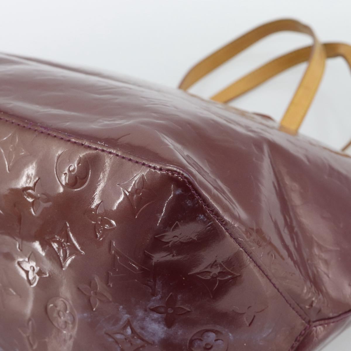 LOUIS VUITTON Monogram Vernis Bellevue GM Tote Bag Violet M93588 LV Auth 191706