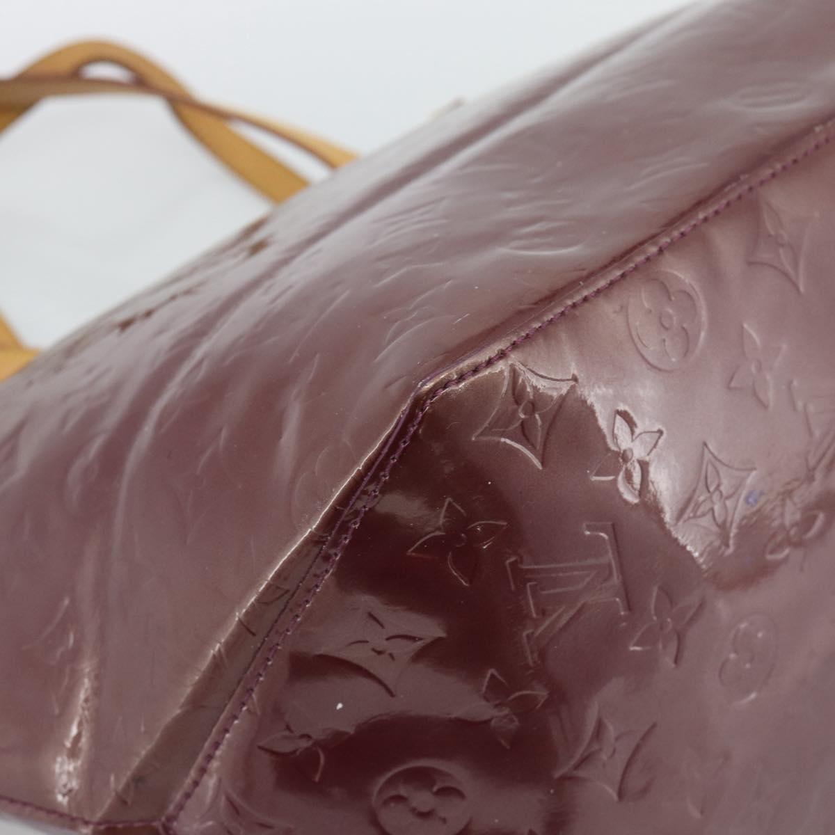 LOUIS VUITTON Monogram Vernis Bellevue GM Tote Bag Violet M93588 LV Auth 191706
