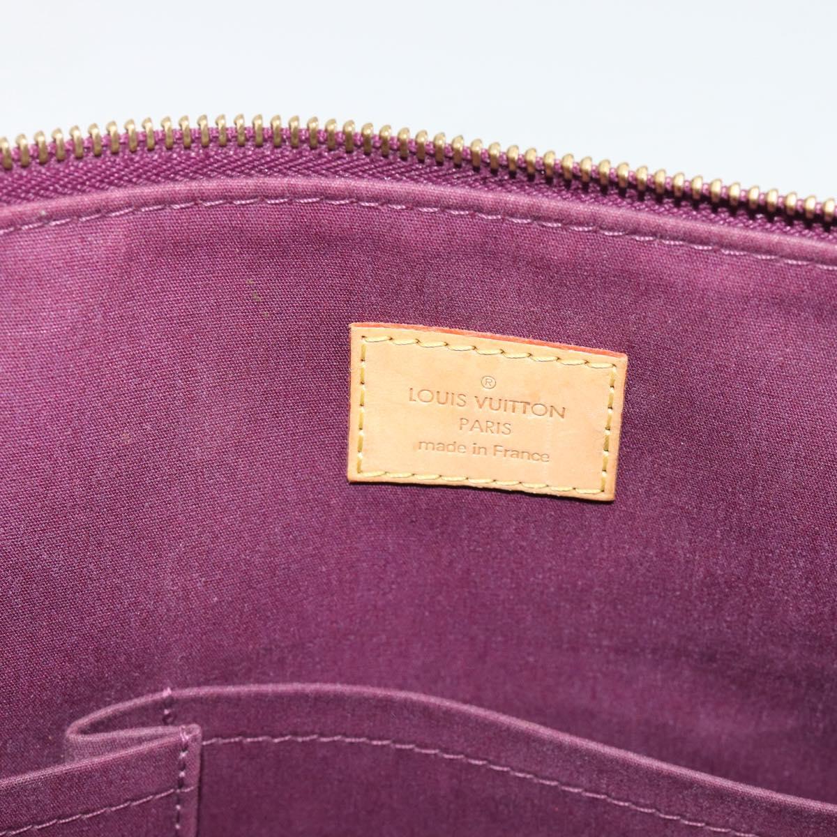 LOUIS VUITTON Monogram Vernis Bellevue GM Tote Bag Violet M93588 LV Auth 191706