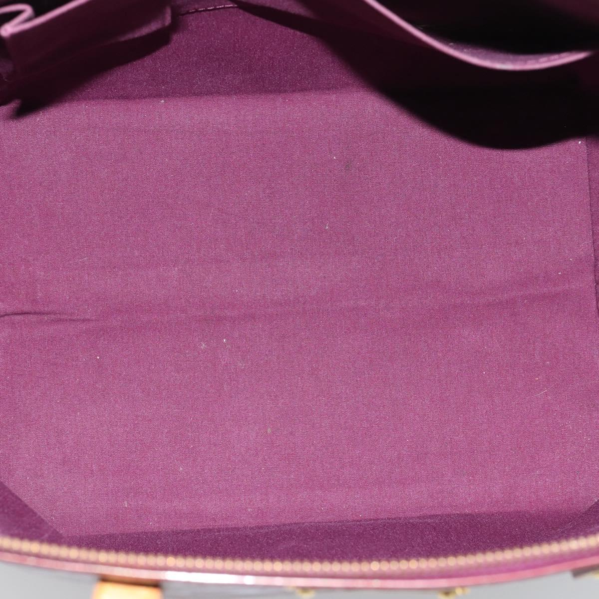LOUIS VUITTON Monogram Vernis Bellevue GM Tote Bag Violet M93588 LV Auth 191706