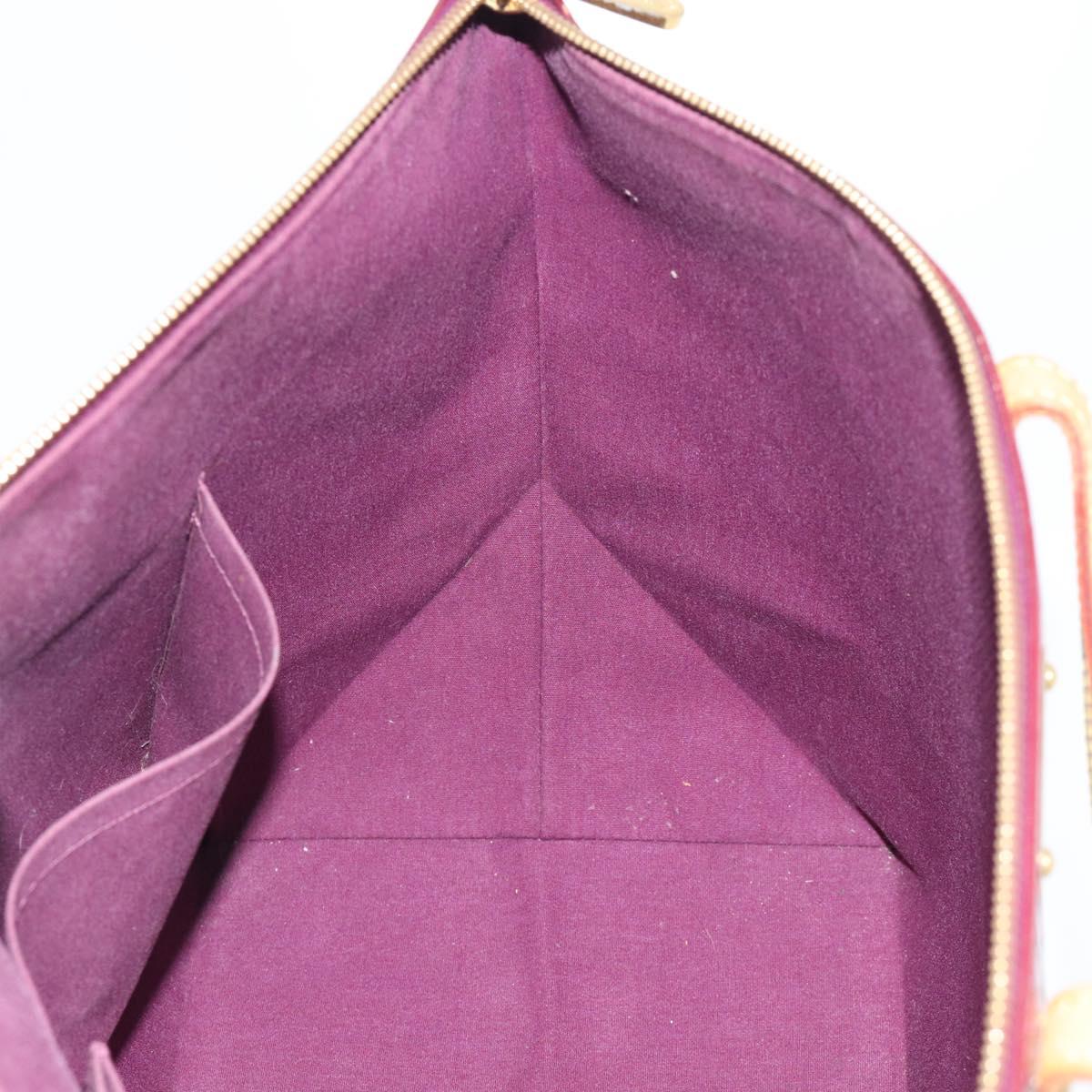 LOUIS VUITTON Monogram Vernis Bellevue GM Tote Bag Violet M93588 LV Auth 191706