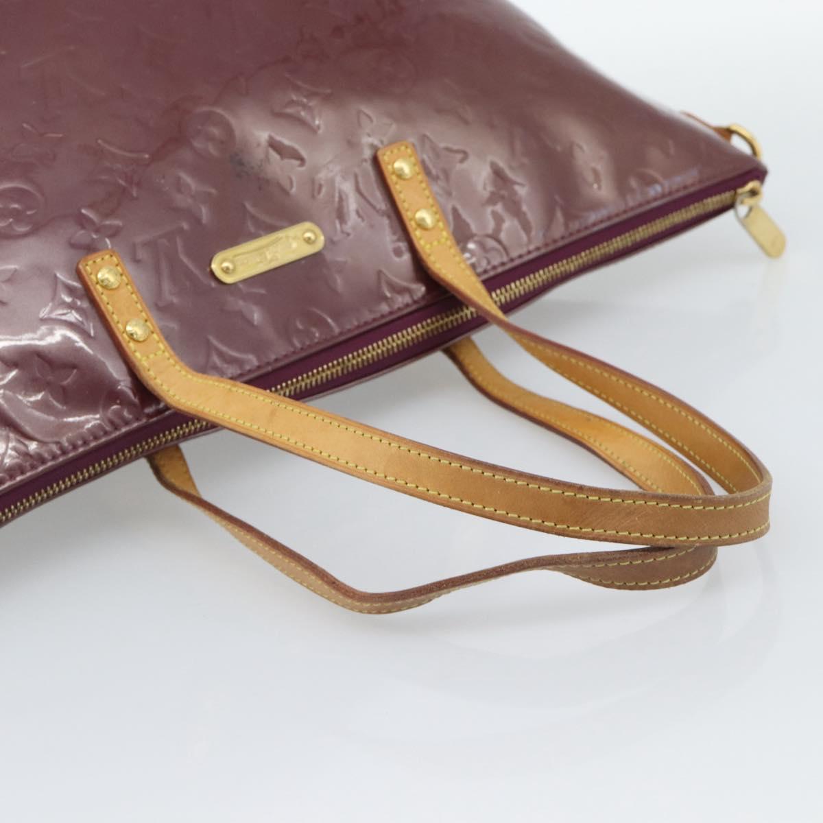 LOUIS VUITTON Monogram Vernis Bellevue GM Tote Bag Violet M93588 LV Auth 191706