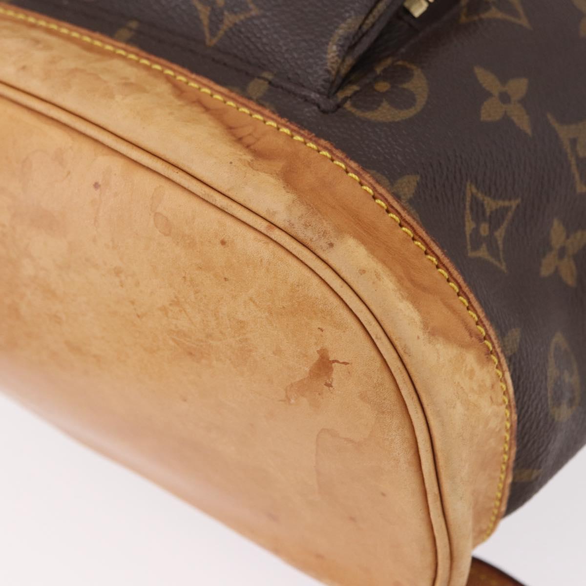 LOUIS VUITTON Monogram Montsouris MM Backpack M51136 LV Auth 191709