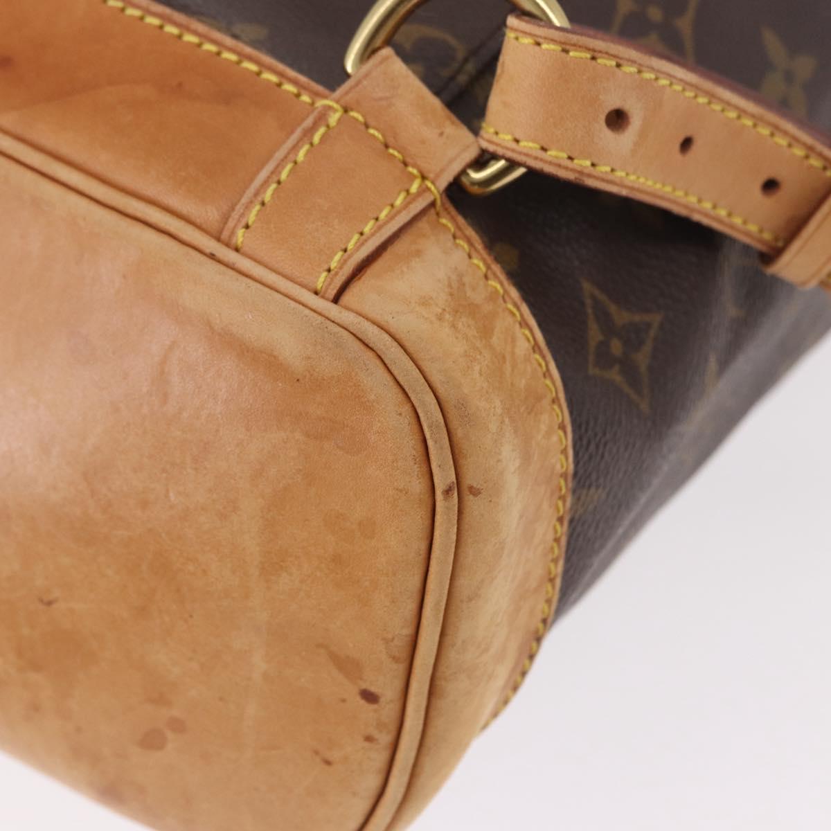 LOUIS VUITTON Monogram Montsouris MM Backpack M51136 LV Auth 191709
